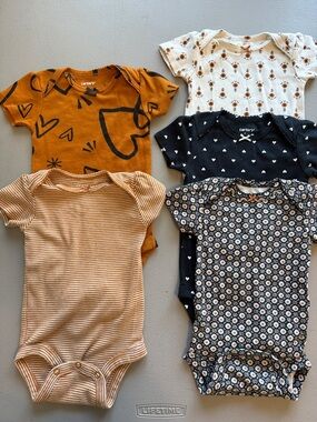 Carters 6M Onesies Cotton